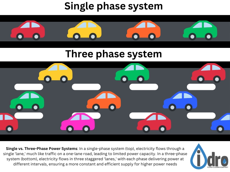 Single vs Three Phase Systems