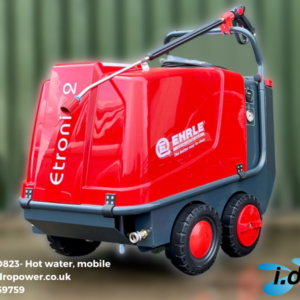 An Ehrle HD823 stood infront of the IdroPower workshop