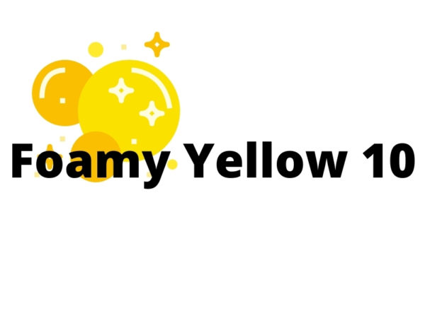 Foamy Yellow 10
