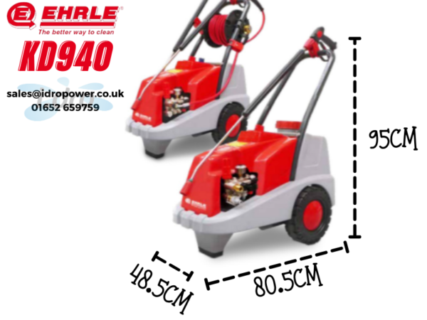 Ehrle KD940 Dimensions 48.5 x 80.5 x 95 cm